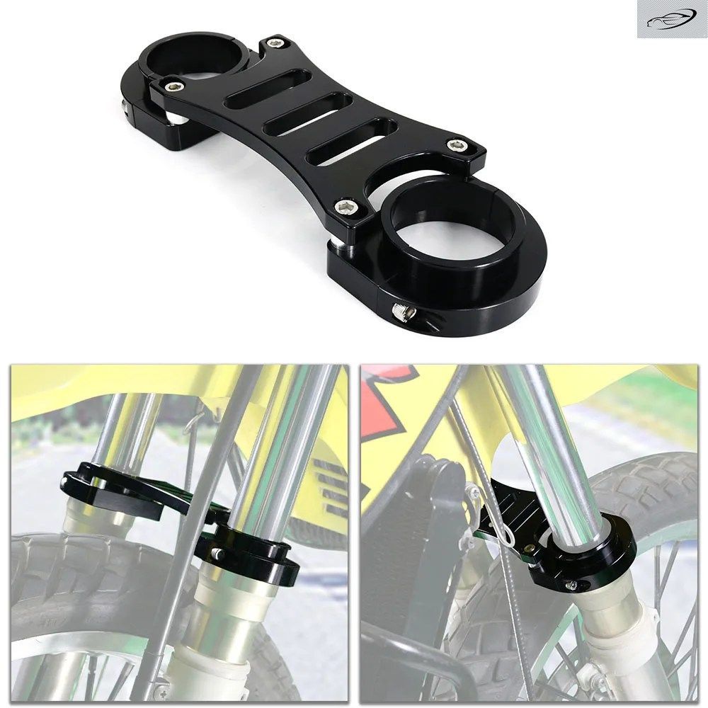 オートバイ用フロントフォークブレースブラケットフォークスタビライザー DR650 DR 650 1996-2025