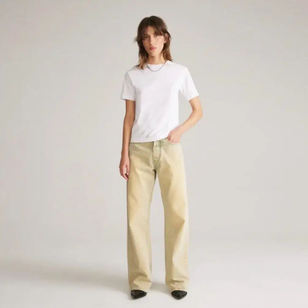 HOPE クロス デニムジーンズ 27 新品