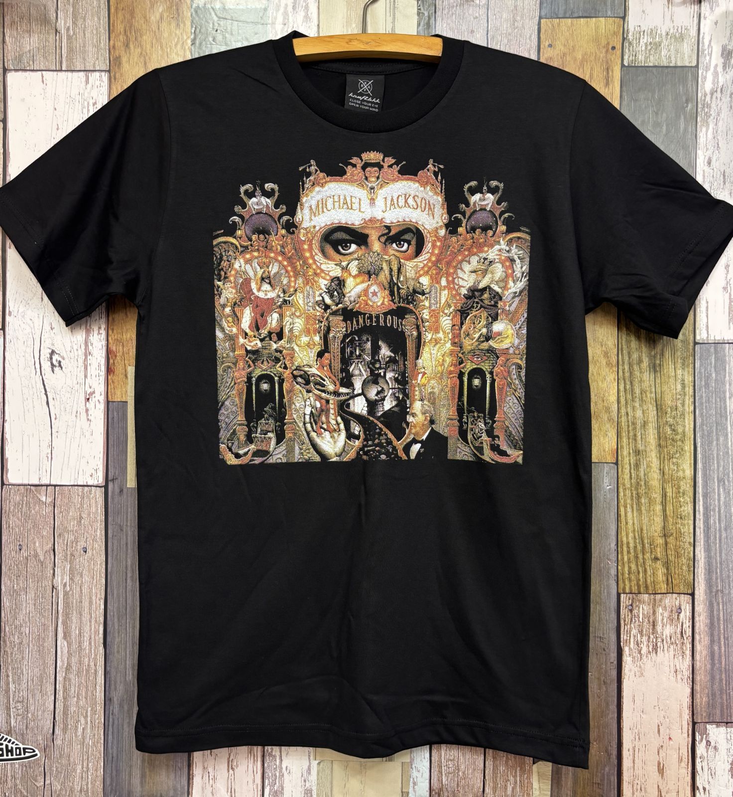 新品マイケルジャクソン☆バブルス【DANGEROUS 】プリントTシャツ
