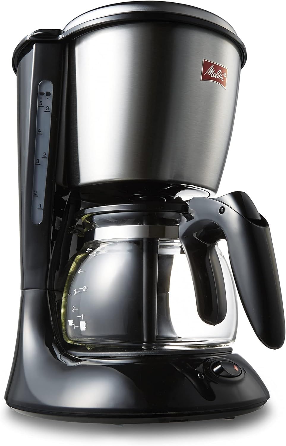 メリタ(Melitta) コーヒーメーカー ツイスト【5杯用/保温機能付/ガラスポット/コンパクト/アイスコーヒー]★