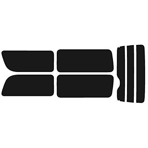 R◆Velocity カーフィルム リアセット ハイエース 200系 対応 バン ロング 標準 5ドア 2列目一枚窓 ダークスモーク 522c7876
