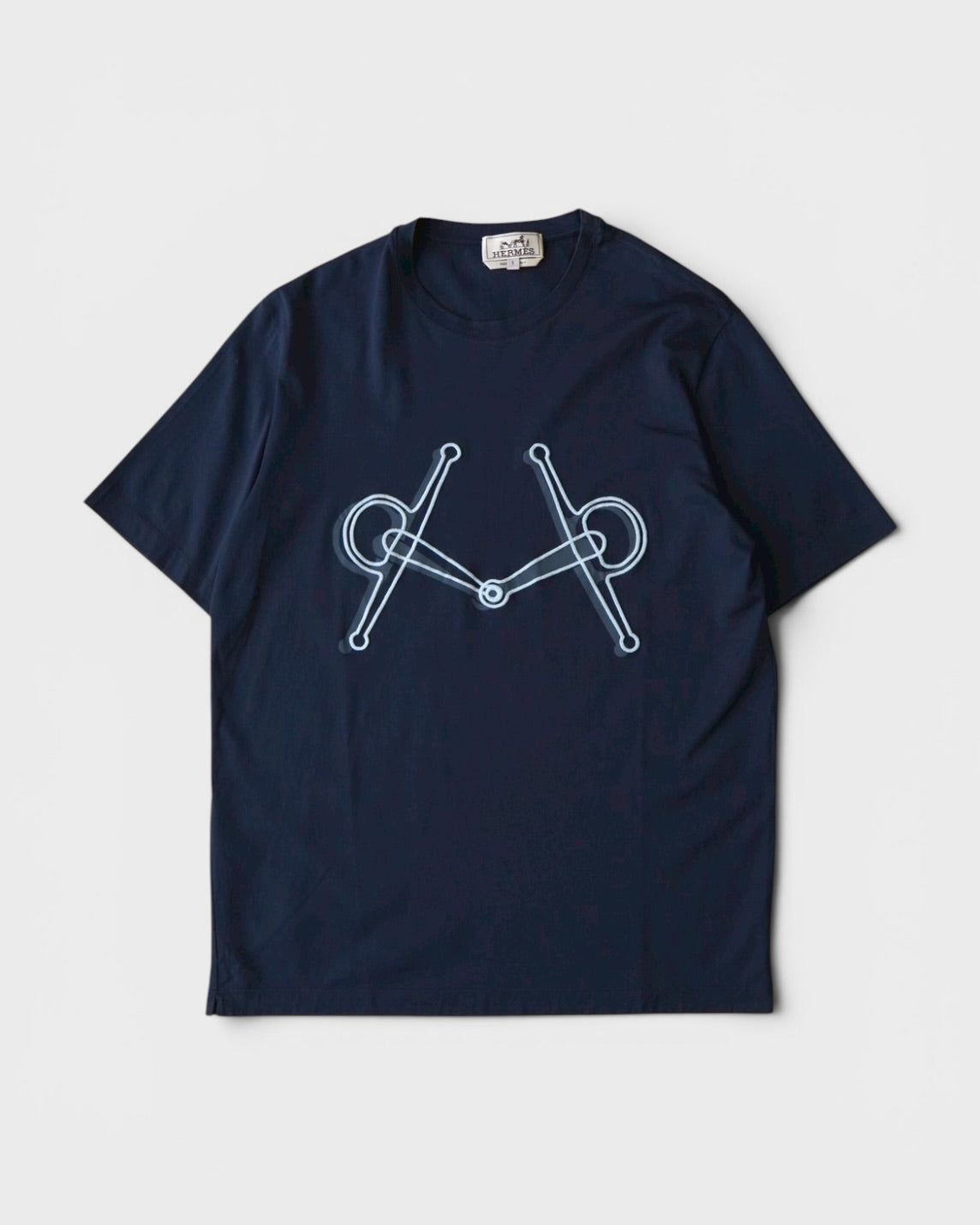 エルメス 2019SS ホースビット Tシャツ ネイビー Sサイズ メンズ