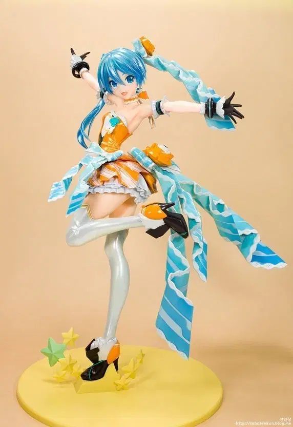 初音 ミク オレンジ ブラ 島 ゴー 古典 フィギュア