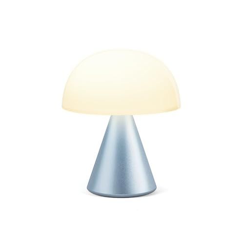 LEXON ポータブルLEDランプ Mina M ライトブルー 連続使用最大24時間/USB-TypeC充電/9色LED/プッシュ式点灯/調光機能/IPX4生活防水仕様【国内正規品】 国内発送 9700b3b2