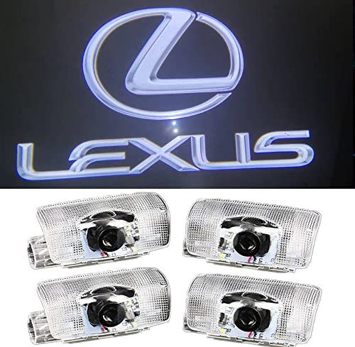 レクサス車用ドアランプ カーテシランプ ドアウェルカムライト カーテシライト LEDロゴ投影 LS LC ES IS LX RX GX カーテシ 交換タイプパーツ 4個セット 国内発送 8e065160