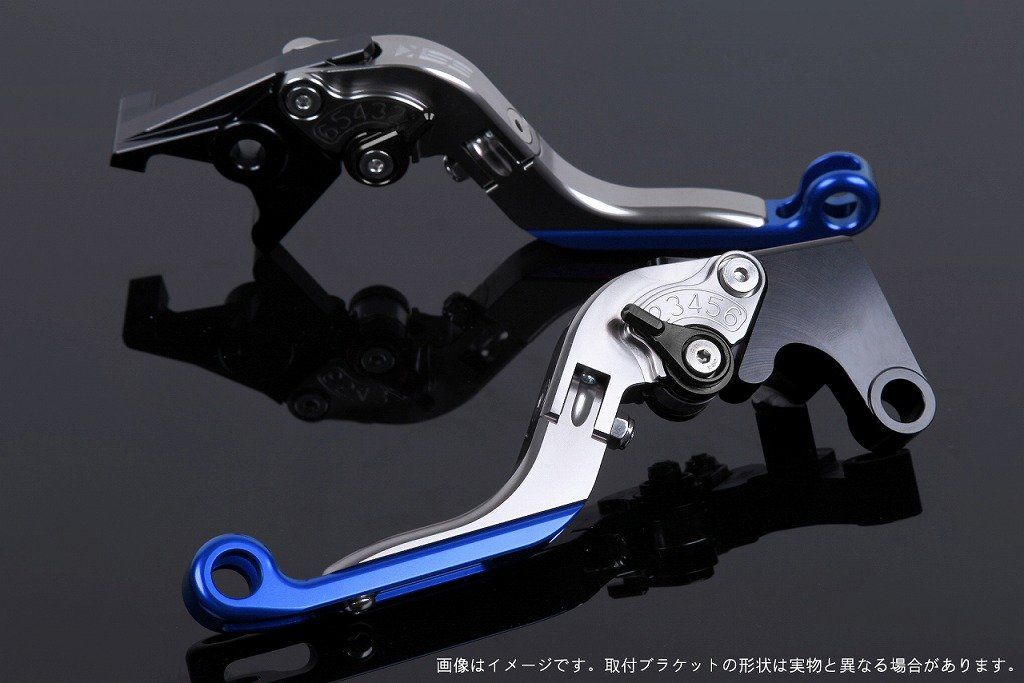 新品 SSK スピードラ アジャストレバーセット 可倒延長式 レバー本体カラー:チタン アジャスターカラー:ブラック エクステンションカラー:ブルー YAMAHA XMAX 13,577円