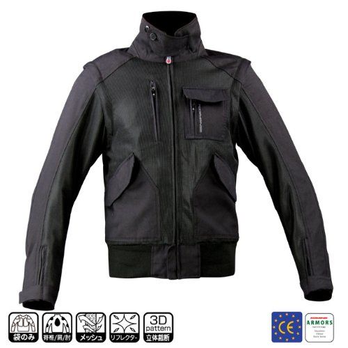 新品 KOMINE(コミネ) JK-023 Casual M-JKT black 4XLB 07-023 13,972円