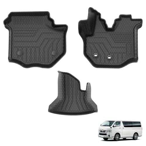 R★Cartist ハイエース 200系 標準ボディー専用 フロアマット 立体カーマット 3Dフロアマット HAICE 200 1型 2型 3型 4型 5型 6型 7型 8型 TRH KDH 2004年8月?2026年3月 立体構造 防水マッ bad7dbbb