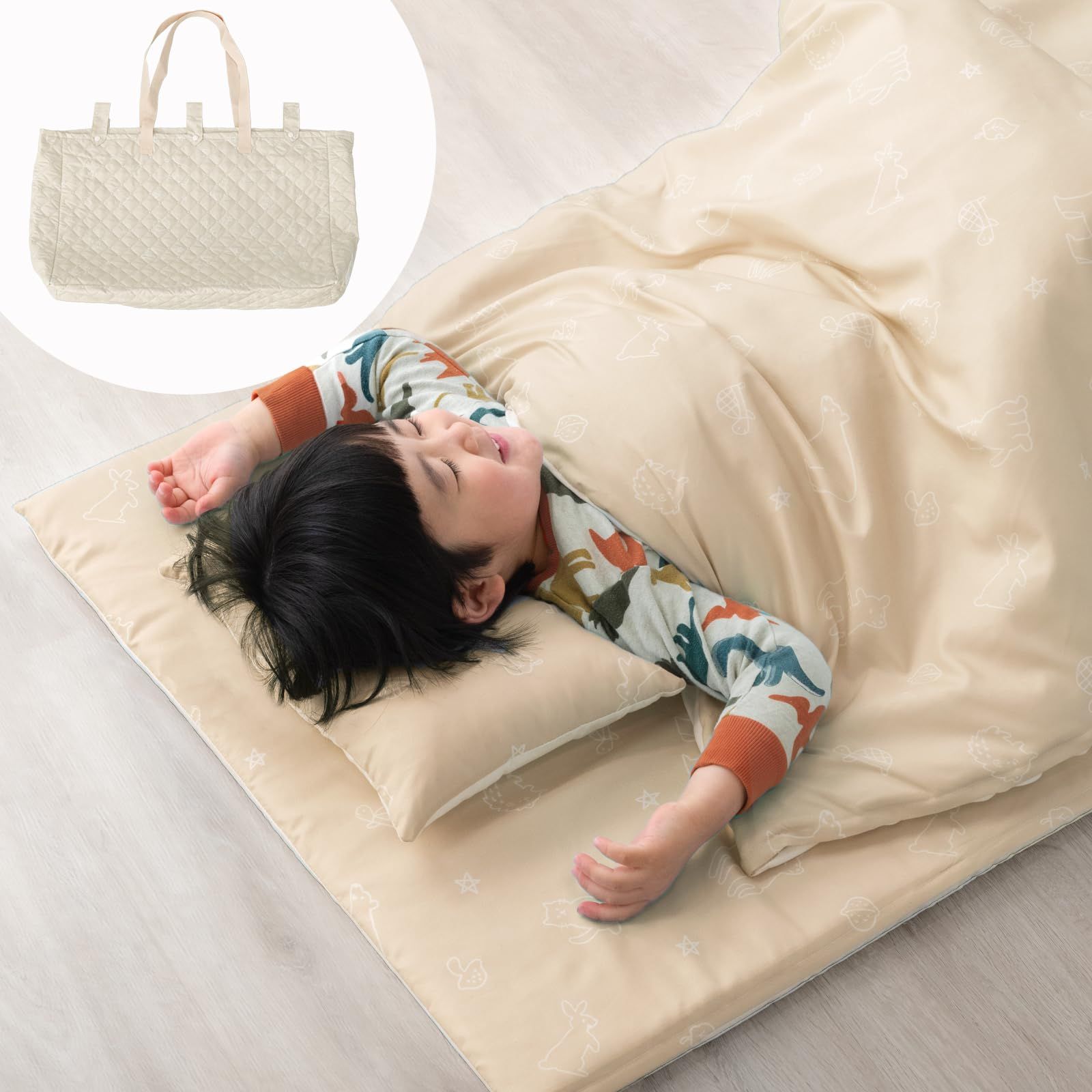 タンスのゲン お昼寝布団セット【全部洗える！7点セット】70×120cm ネームタグ付き 保育園 男の子 女の子 保育園 入園 入園準備 お昼寝布団 81900159(108642)mt