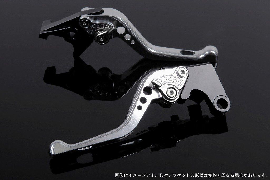 新品 SSK スピードラ アジャストレバーセット 3Dショート レバー本体カラー:シルバー アジャスターカラー:シルバー SUZUKI GSX-S125/GSX-R125 2017-2019
