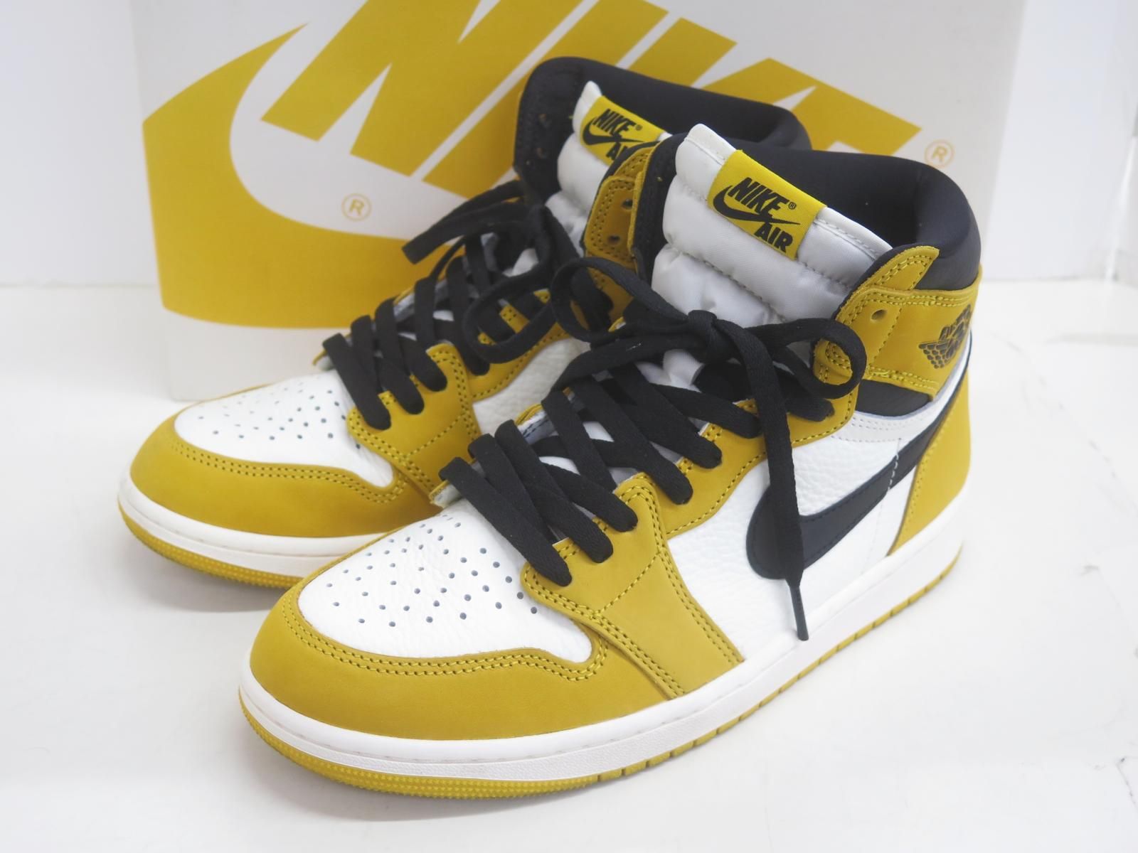 ☆7954☆NIKE ナイキ DZ5485-701 AIR JORDAN 1 RETRO HIGH OG Yellow