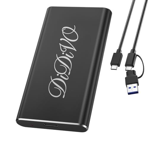 外付けSSD 2TB、最大460MB/s・USB-C/A 2 in 1ケーブル＆ストラップ付属、ポータブルSSD小型軽量アジュバント4K ProRes HDR対応iPhone 17 Pro MAX/スマホ/タブレット/ノートPC★m 9840ec52