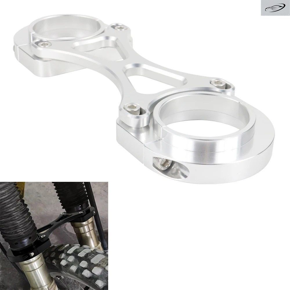オートバイ用フロントフォークブレースブラケットフォークスタビライザー DRZ400 2000-2003 DRZ400S 2000-2022 DRZ400E 2001-2021