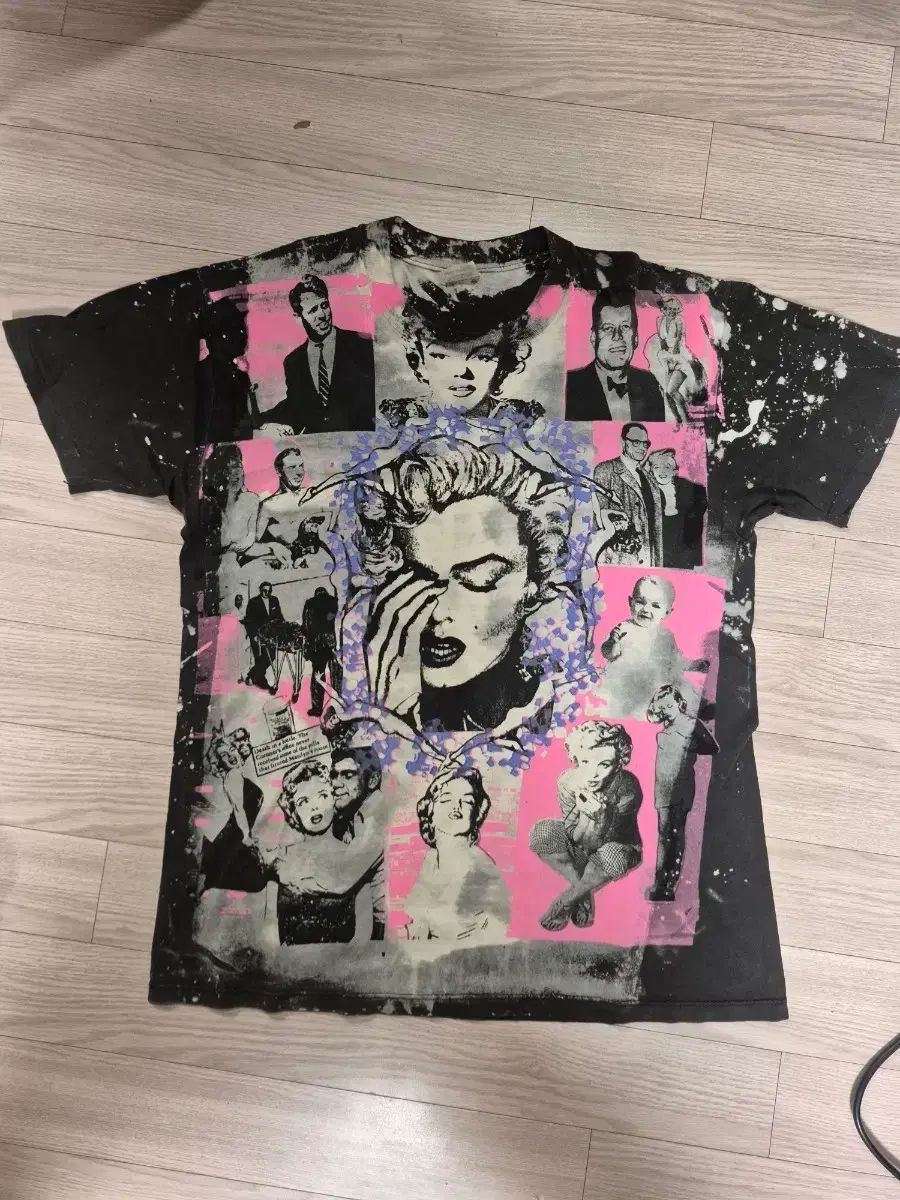 90's USA製 Stedman 麻リン・モンロー Tシャツ (L)