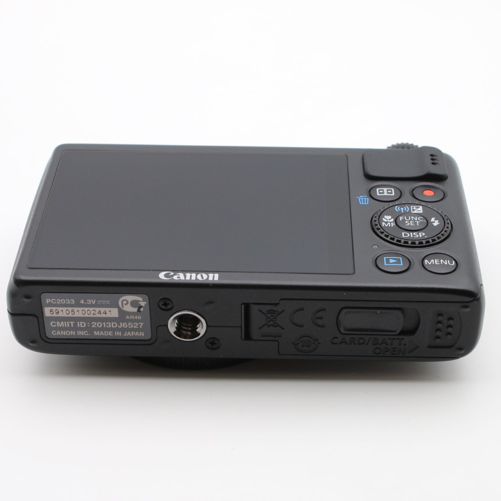 極上品】 Canon PowerShot S200 ブラック F値2.0 広角24mm 光学5倍