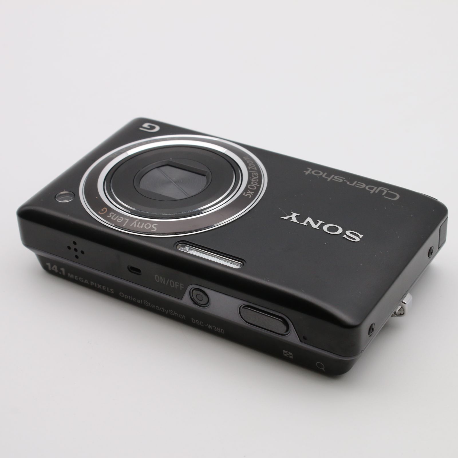 ほぼ新品】 SONY Cyber-Shot DSC-W380 ブラック デジタルカメラ