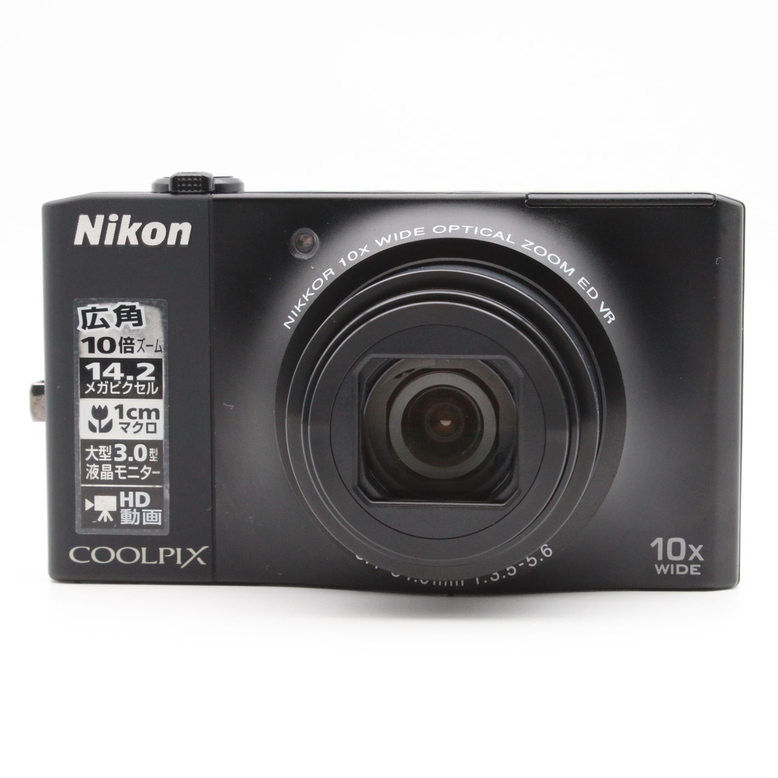 極上品】 Nikon COOLPIX S8000 ブラック デジタルカメラ #084VV05139