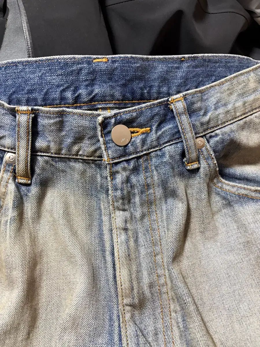 アンセルムエイジング ワイド デニム パンツ Indigo サイズ1 ancellm