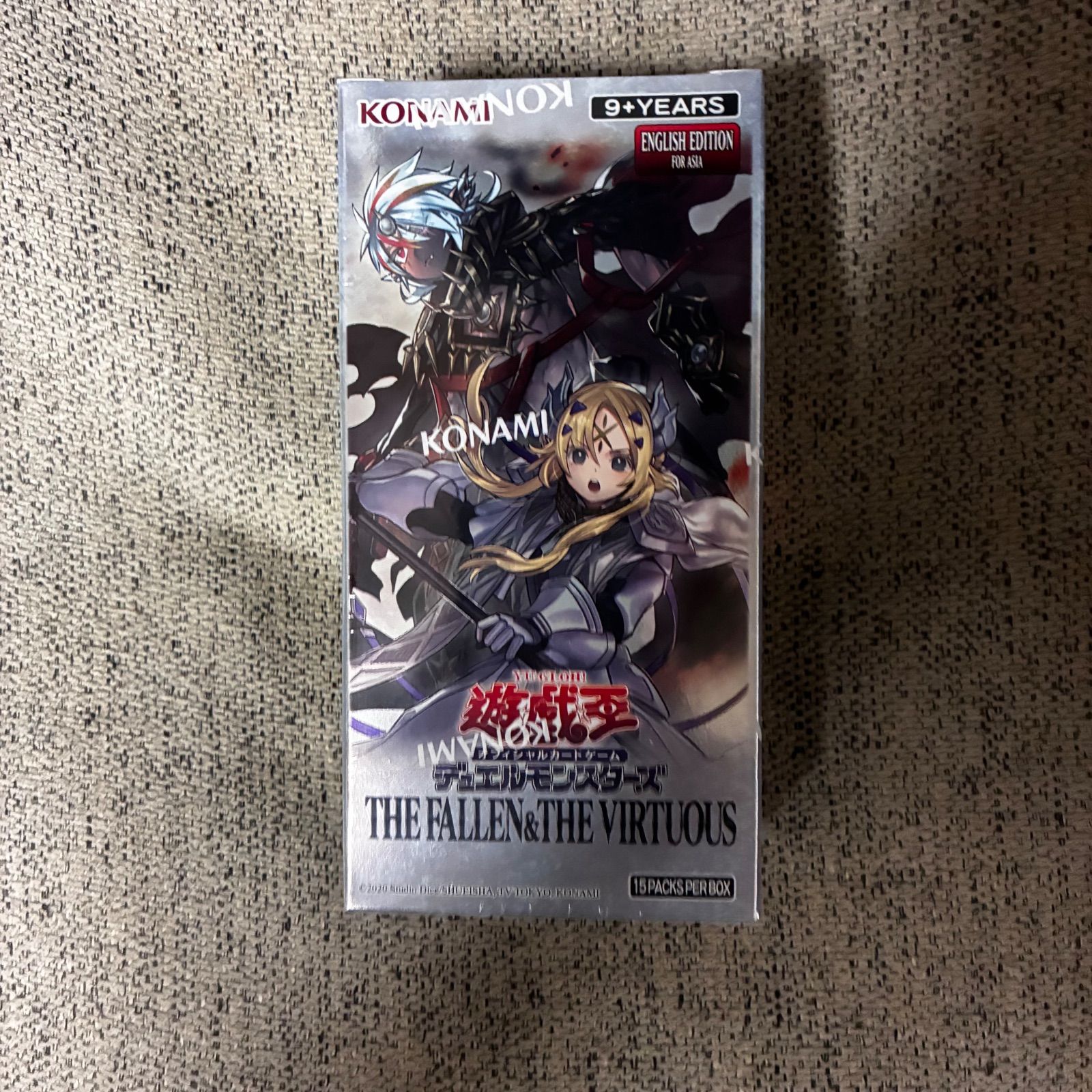 未開封】遊戯王 The Fallen & The Virtuous Booster 泰亜版 アジア英語