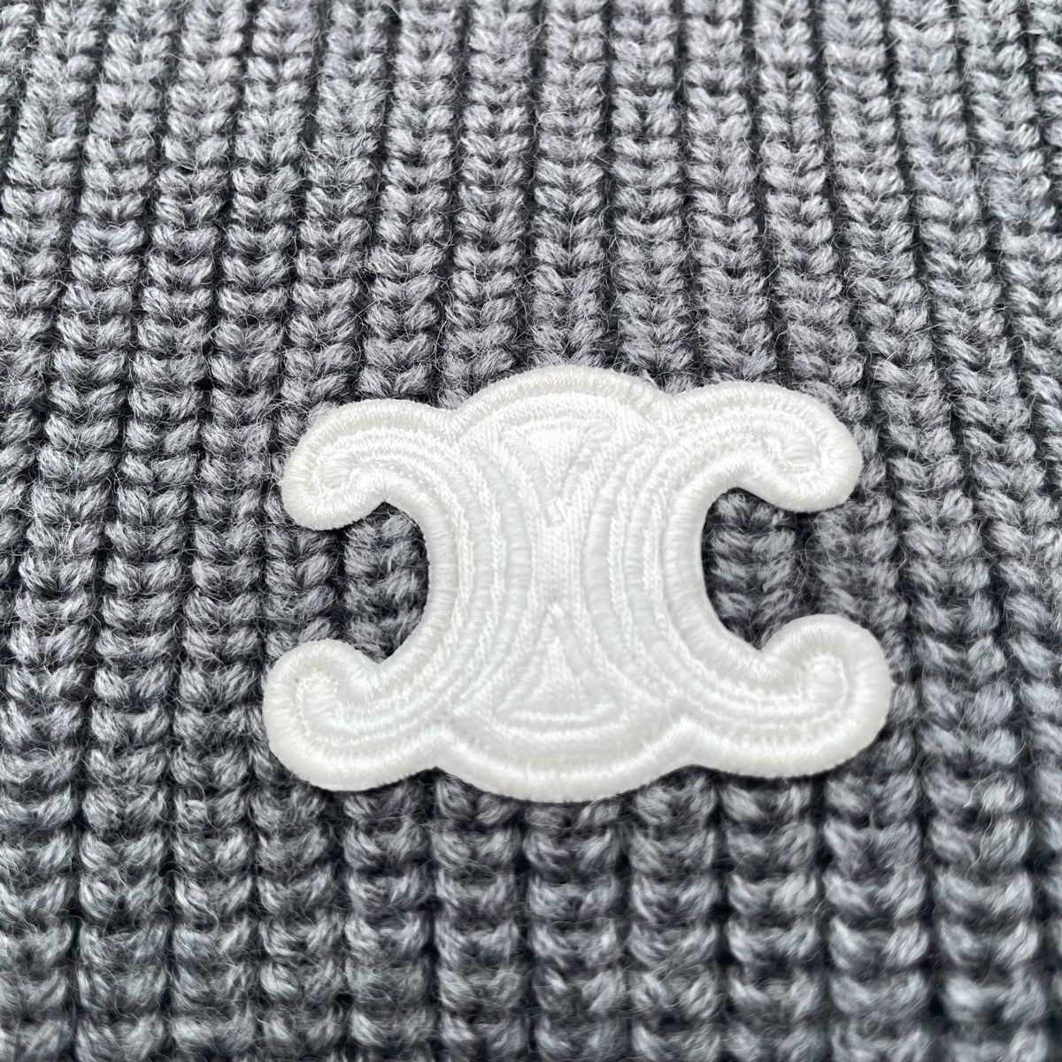 中古】CELINE セリーヌ トリオンフ ニットジップアップパーカー