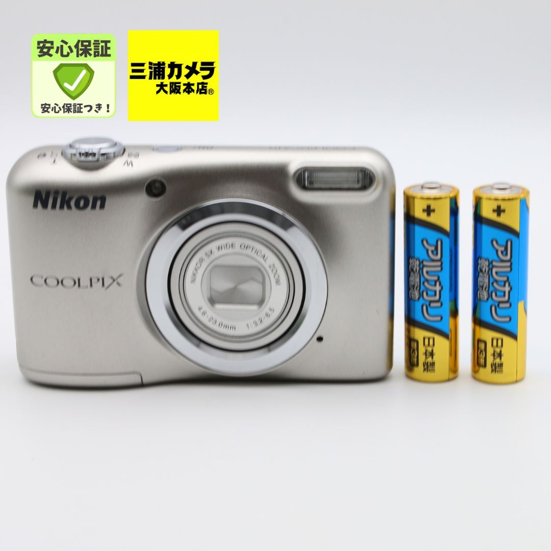 極上品】 Nikon COOLPIX A10 シルバー 光学5倍ズーム 1614万画素