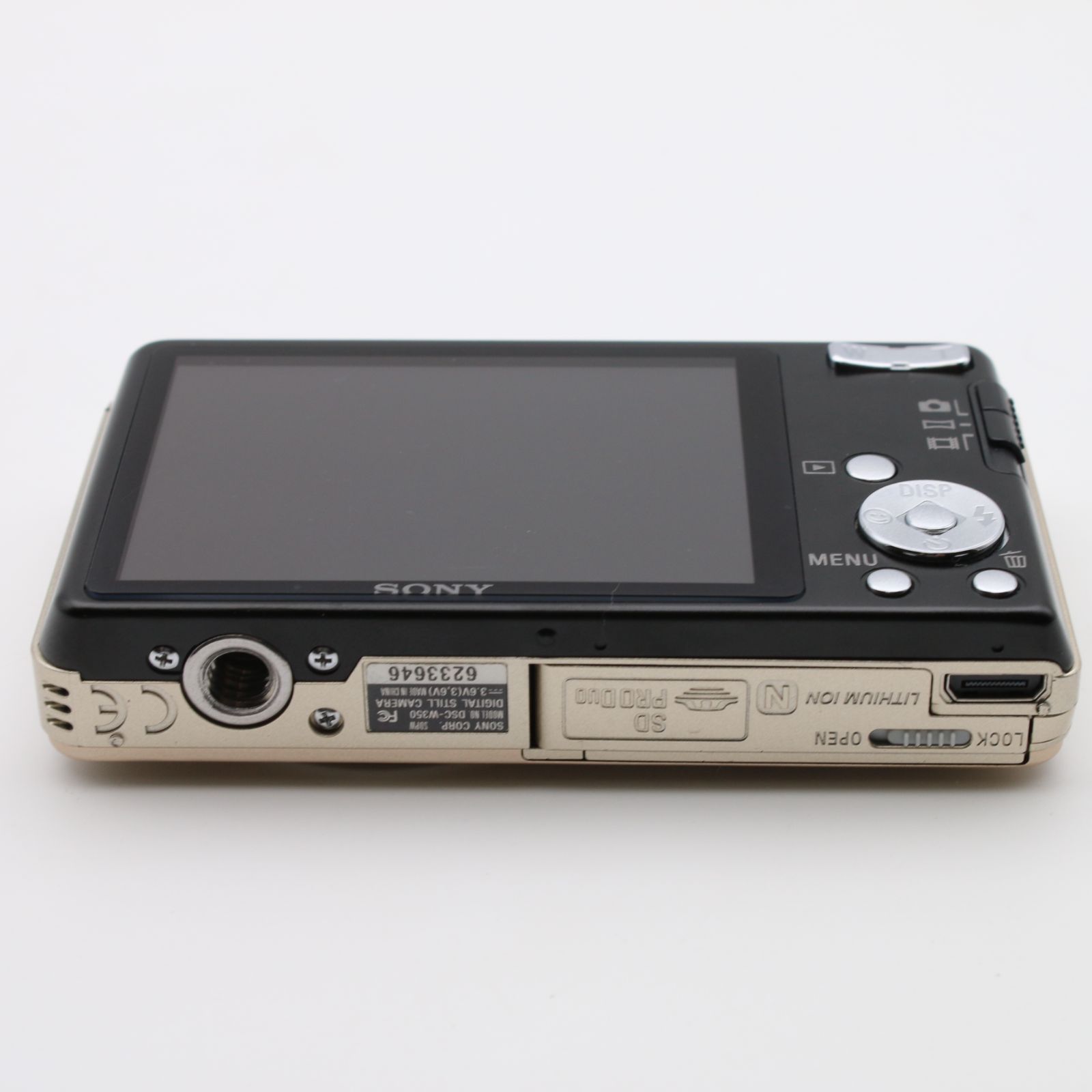 極上品】 SONY Cyber-Shot DSC-W350 ゴールド デジタルカメラ