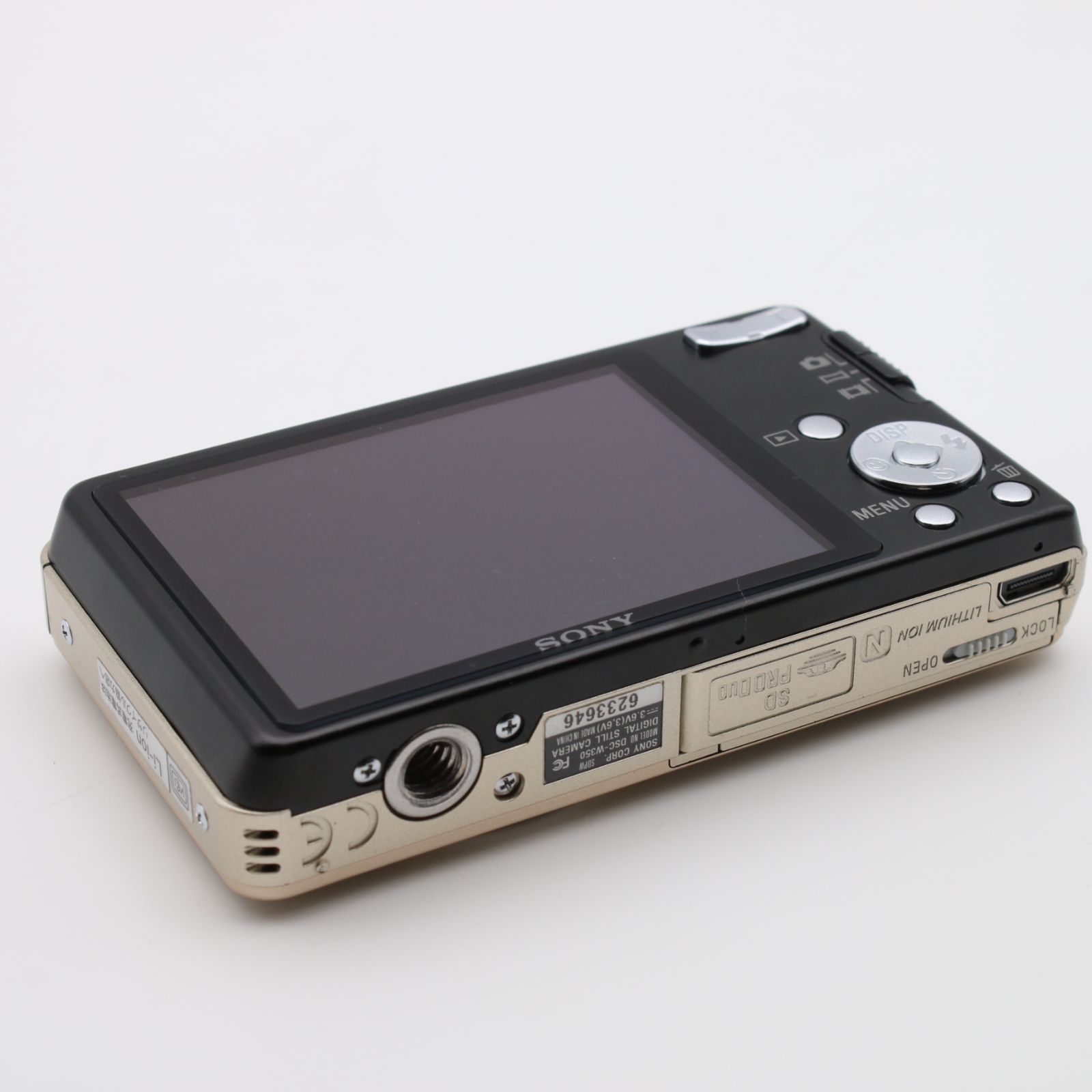 極上品】 SONY Cyber-Shot DSC-W350 ゴールド デジタルカメラ
