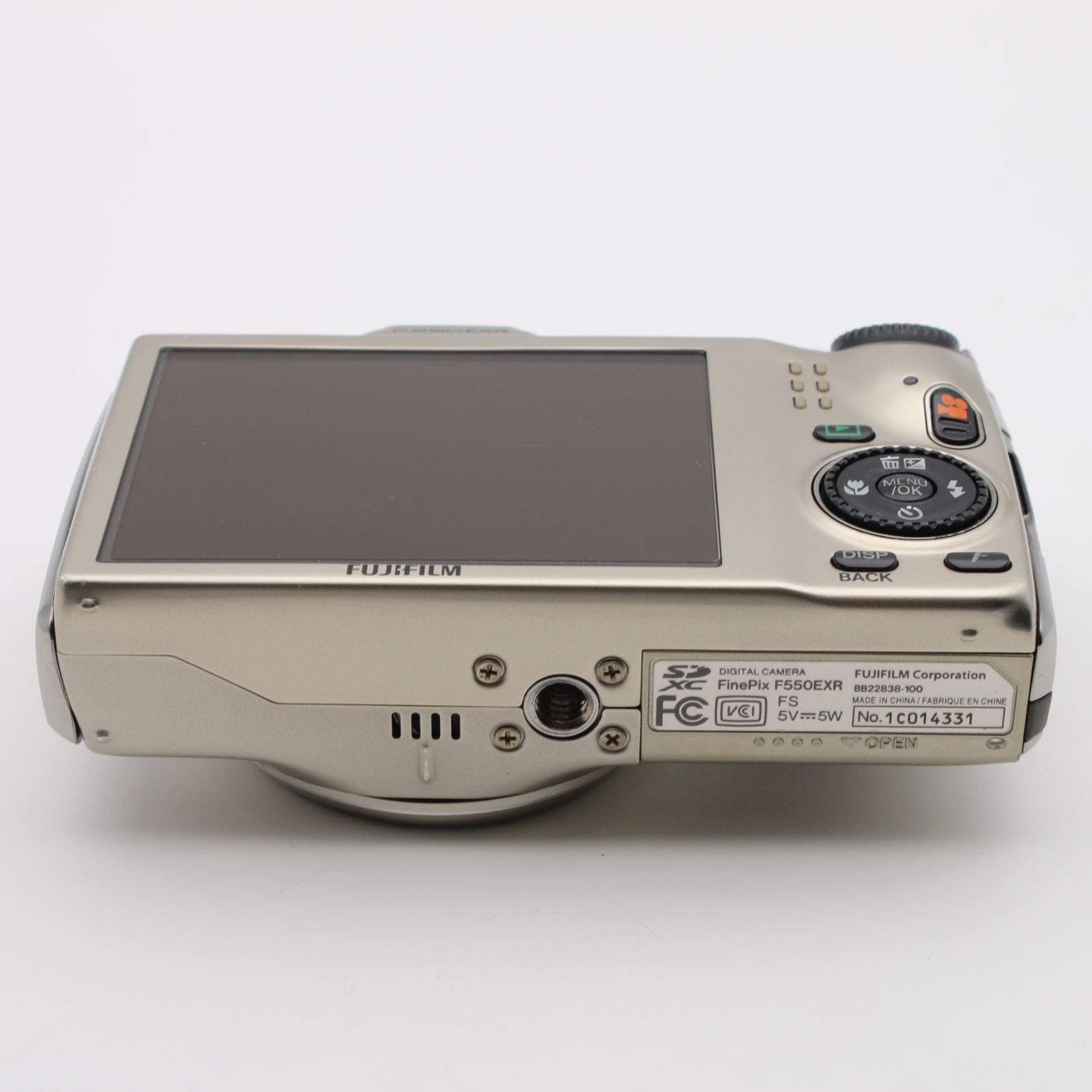 極上品】 FUJIFILM FinePix F550EXR シャンパンゴールド 光学15倍 FX 