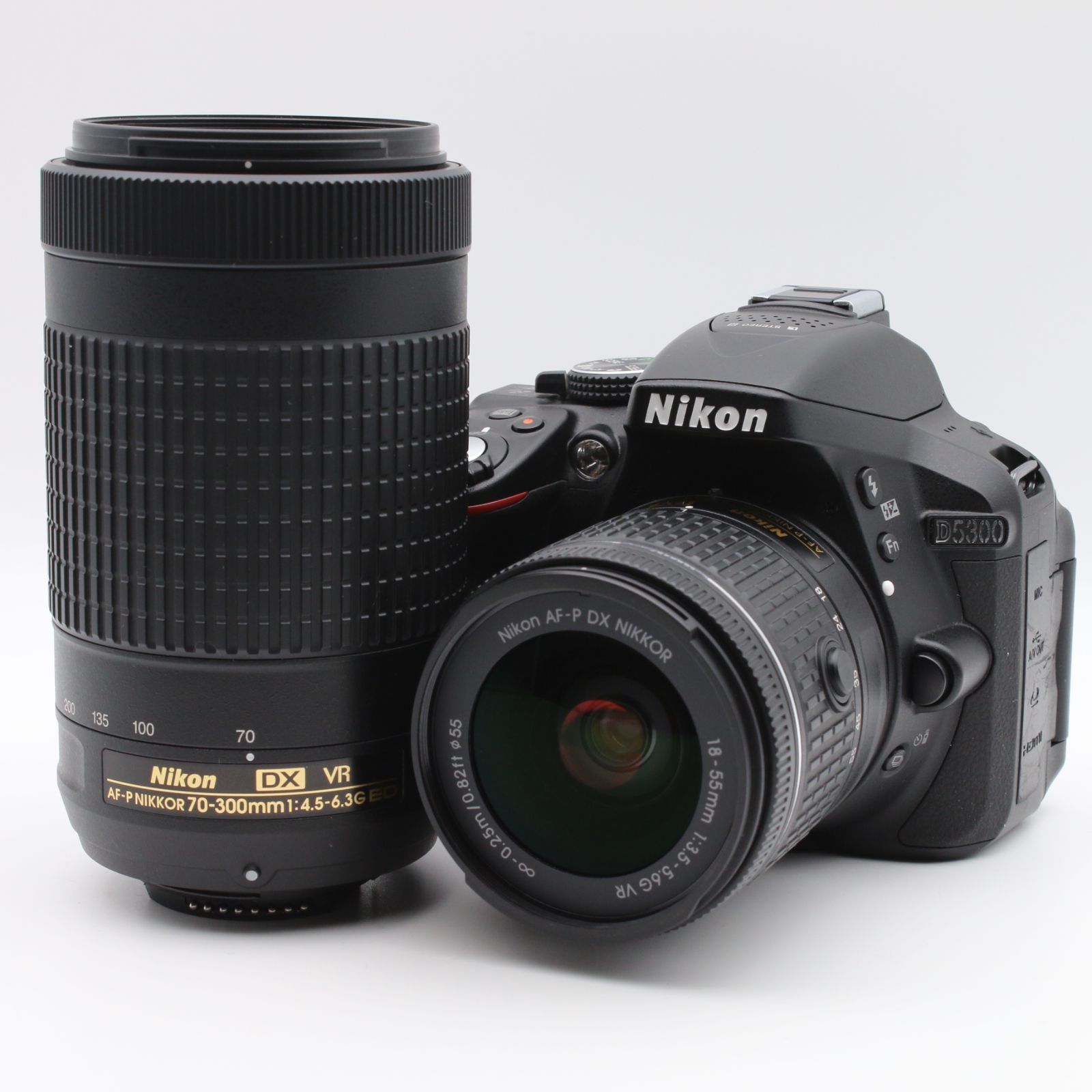 極上品】 Nikon D5300 ダブルズームキット AF-P 18-55mm 70-300mm