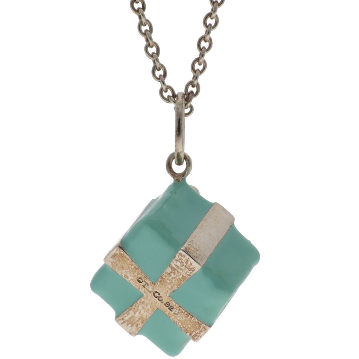 中古】 Tiffany＆Co. ティファニー ブルーボックス ネックレス Ag925 