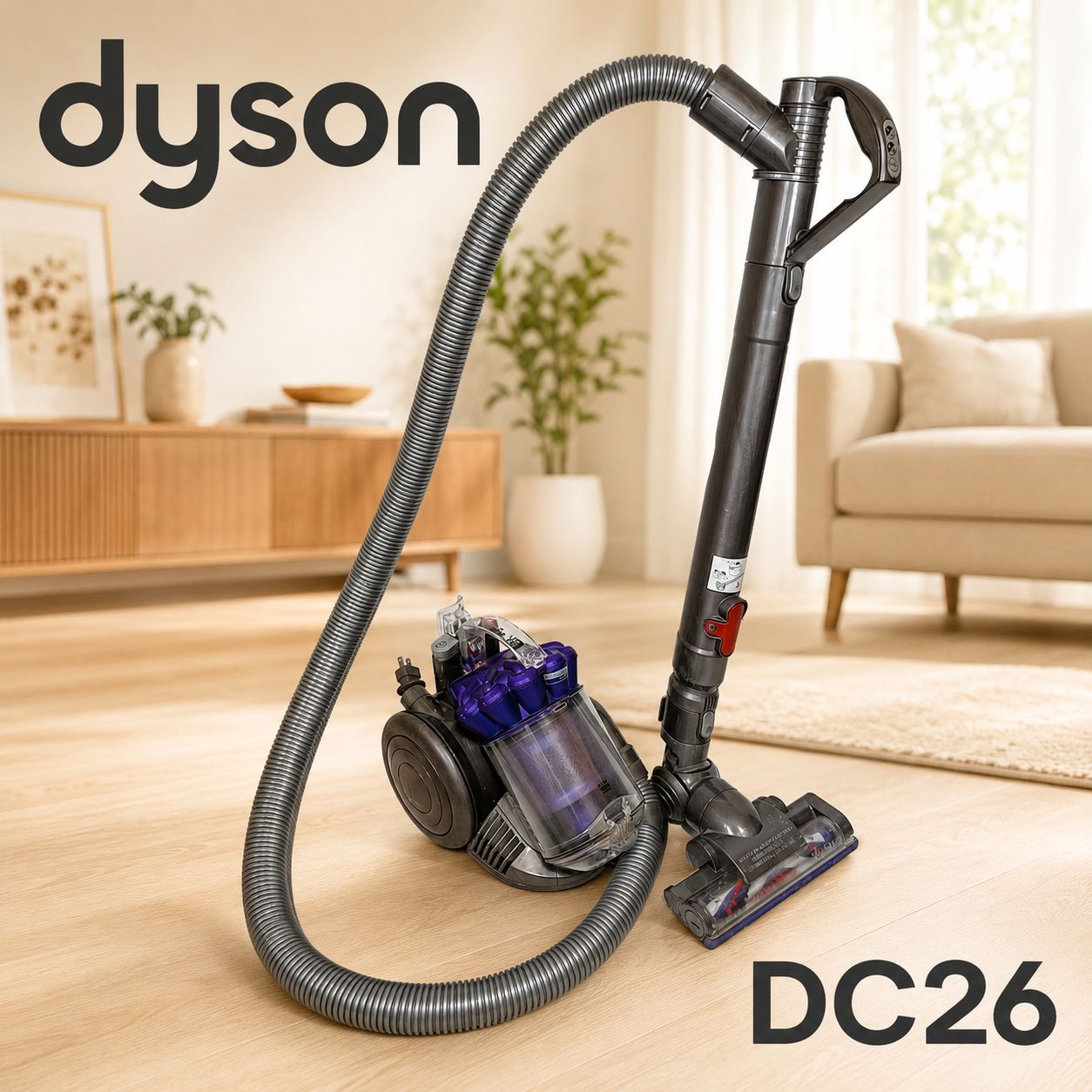 Dyson DC26 紫 キャニスター掃除機 本体 dyson DC26 サイクロン掃除機 #3275-0310-2 キャニスター型 ダイソン