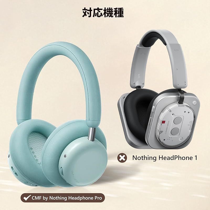 For CMF by Nothing HeadPhone Pro 用 ケース カバー KONXISA CMF by