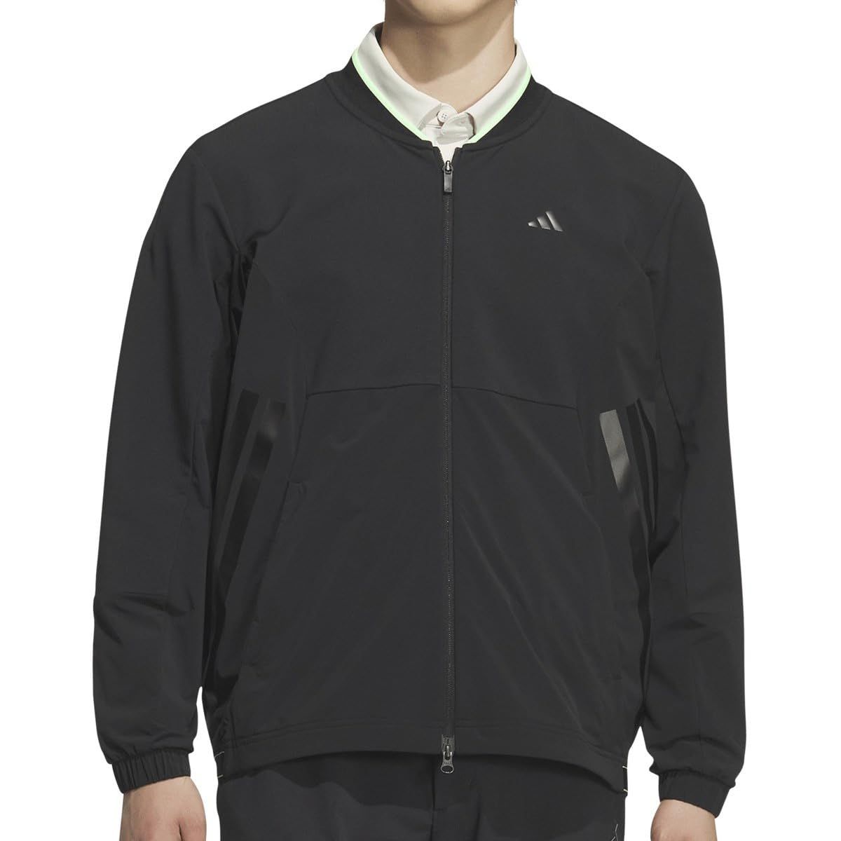 アディゼロ 撥水 軽量 ファブリックミックス フルジップジャケット ブラック J/2XL [ブラック] [Free Size]
