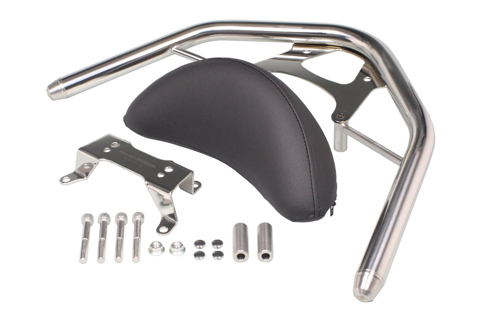 新着商品 SP武川 ステンレス製グラブバータイプ2/バックレスト付き 09-11-1145