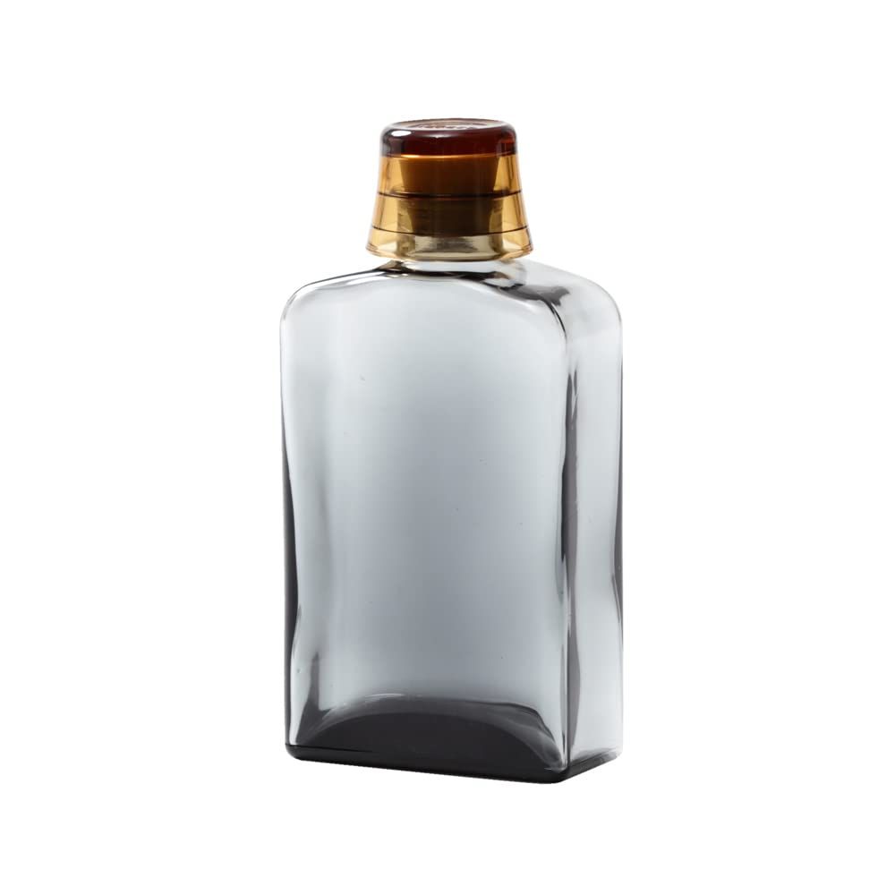 ideaco (イデアコ) 洗口液 詰め替え ディスペンサー 400ml グレー アンバー MOUTH WASH BOTTLE (マウスウォッシュ ボトル) onet d8832989