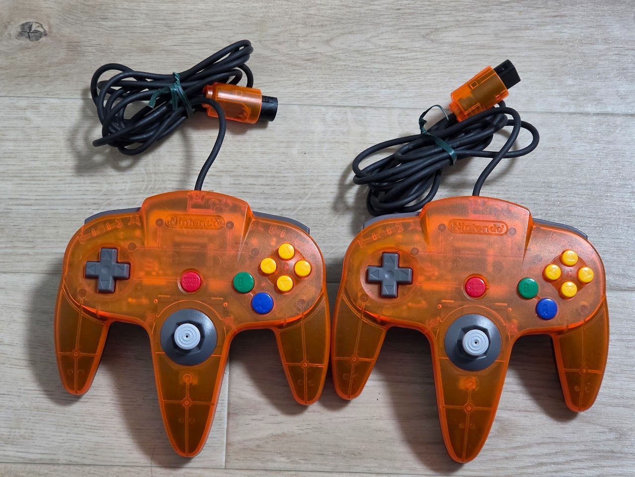 NINTENDO 64 コントローラー クリアオレンジ ダイエー優勝限定カラー
