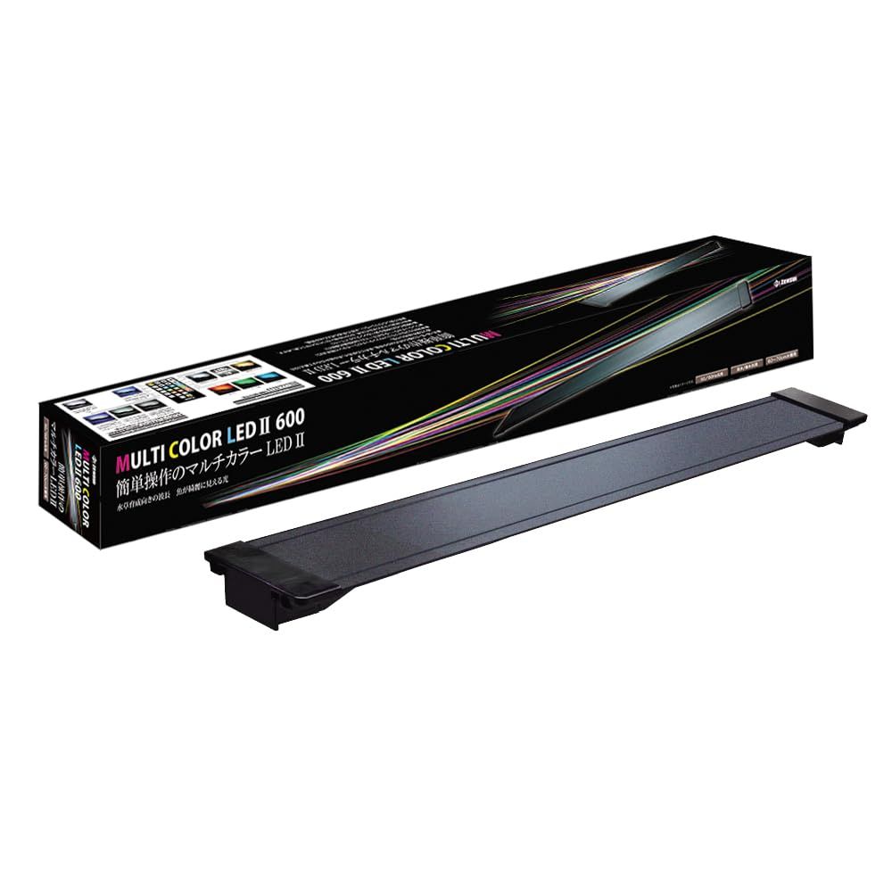 新着商品 ゼンスイ マルチカラー LED 600 24W 1800lm Ra94 水槽 照明 RGB ライト 10万通り 調光 調色 タイマー リモコン 操作 メーカー 正規