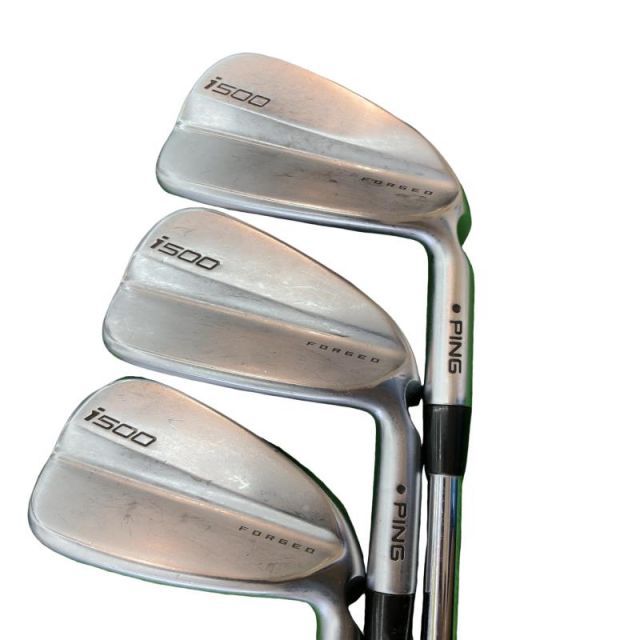 【中古】 ピン i500 5S アイアンセット IR 純正特注シャフト (フレックスX) メンズ 男性用 右利き 右用 Cランク ゴルフクラブ