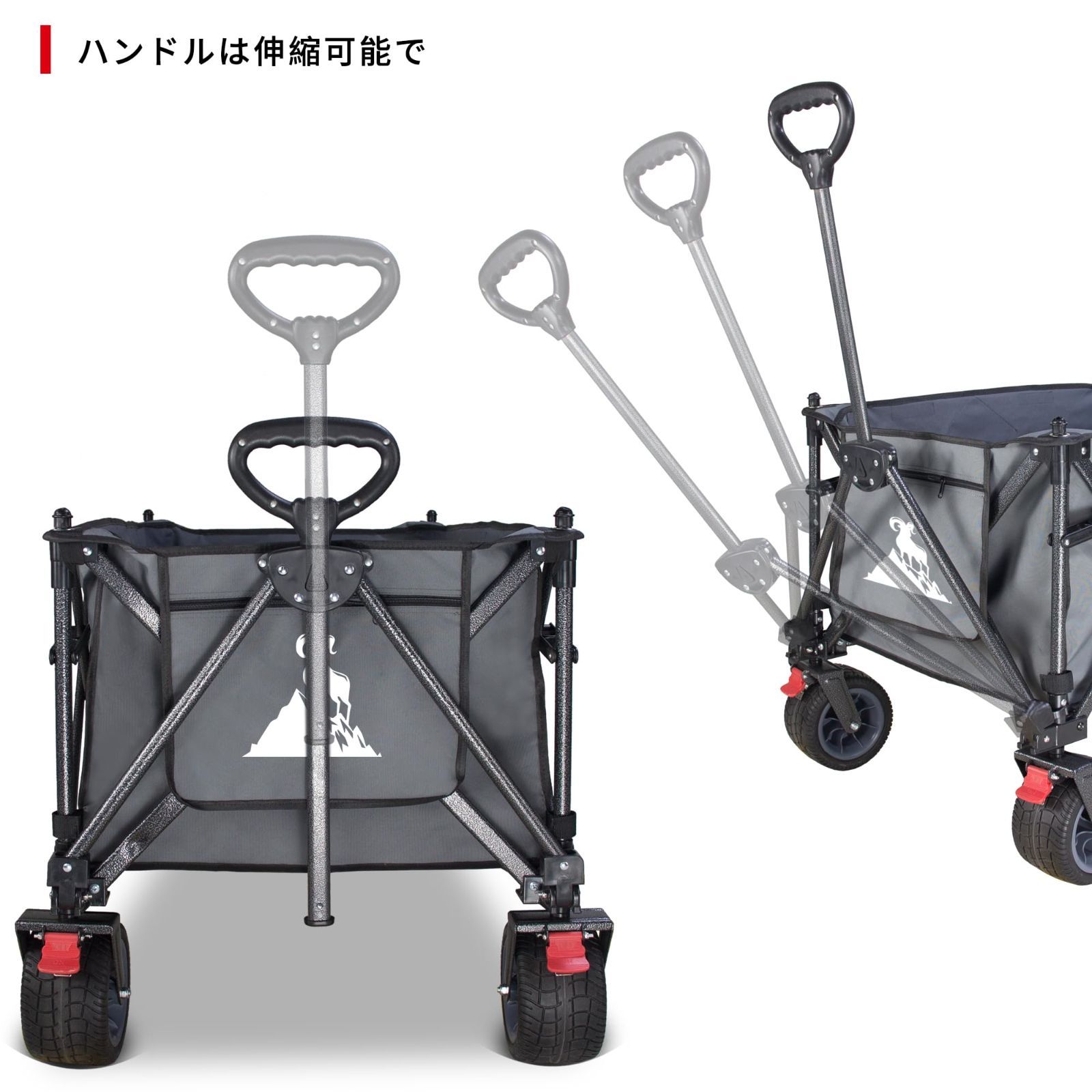 新商品 深型 ワンタッチ収束型 ブレーキ付き 自立収納 長物対応