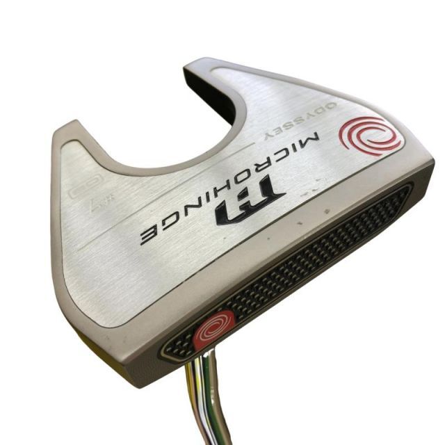 【中古】 オデッセイ MICROHINGE #7 DB 33インチ パター PT スチール (フレックスその他) メンズ 男性用 右利き 右用 Cランク ゴルフクラブ
