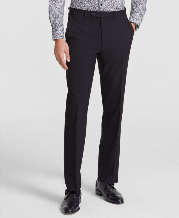 タリア メンズ ボトムス カジュアルパンツ Tallia Mens Classic Fit Suit Separate Pant Black ブラック
