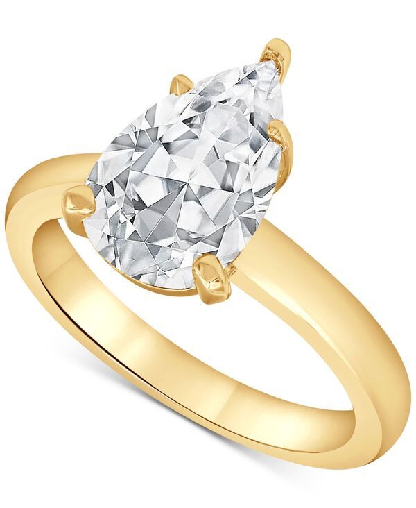 バッジェリーミシュカ レディース アクセサリー リング Badgley Mischka Certified Lab Grown Diamond Engagement Ring 3 ctw in 14k Yellow Gold イエロー