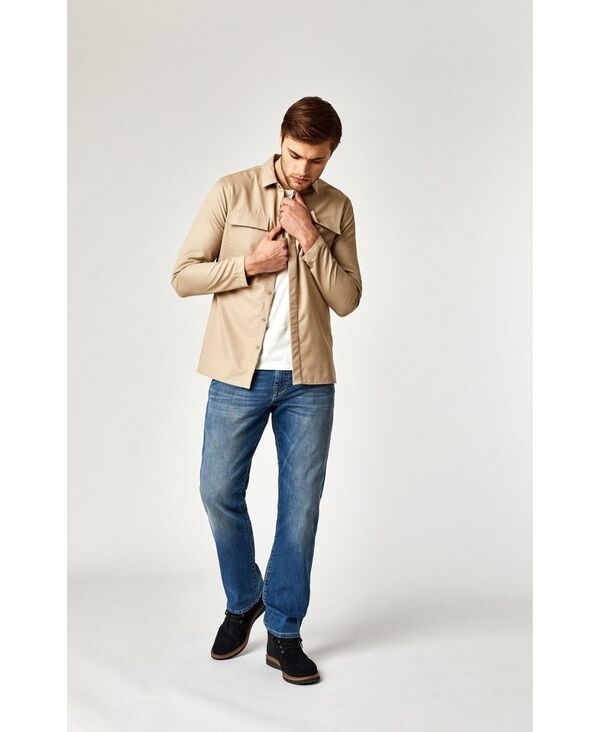 マーヴィ ジーンズ メンズ ボトムス デニムパンツ ストレート Mavi Jeans Mens Mylestraight Leg in Mid Shaded Williamsburg Indigo インディゴ