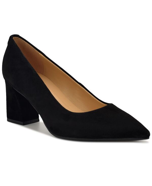 ナインウェスト レディース シューズ パンプス Nine West Womens Kalore 9X9 SlipOn Dress Pumps Black Suede ブラック