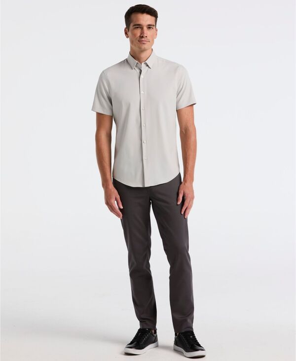 ペリーエリス メンズ ボトムス カジュアルパンツ パンツ Perry Ellis Mens DoubleWeave SlimFit 5Pocket Pants Magnet