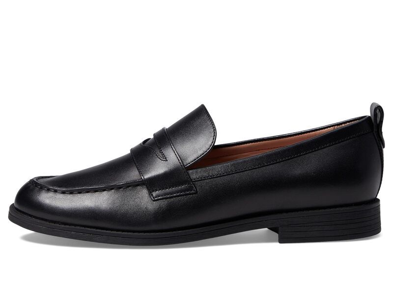 コールハーン レディース シューズ スリッポン・ローファー Cole Haan Stassi Penny Loafer Black Leather ブラック