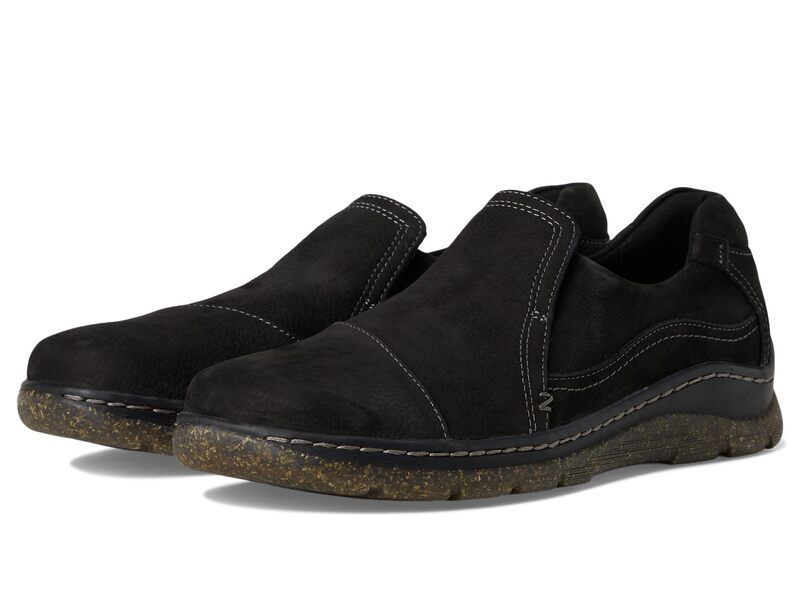 クラークス レディース シューズ スリッポン・ローファー Clarks Orlene Slip Black Leather ブラック
