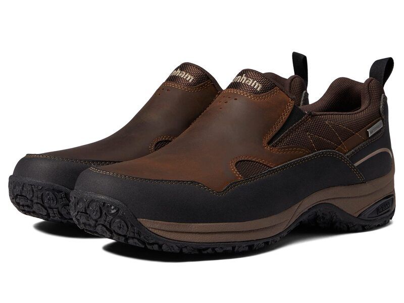 ダナム メンズ シューズ スニーカー プラスサイズ Dunham Cloud Plus Waterproof SlipOn Brown Leather ブラウン