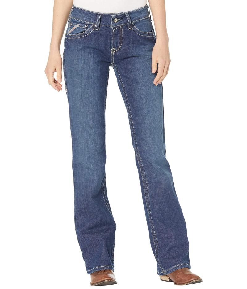 アリアト レディース ボトムス デニムパンツ ジーンズ Ariat FR MidRise Durastretch Jeans Blue Quartz ブルー