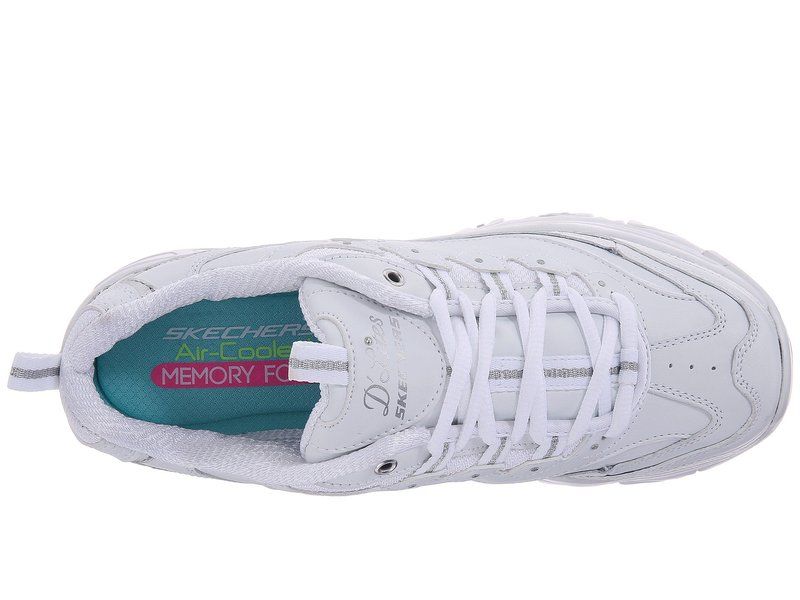 スケッチャーズ レディース シューズ スニーカー SKECHERS DLites Fresh Start White ホワイト